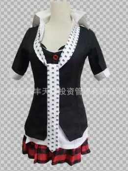 Type B Danganronpa cosplay Dangan Ronpa Junko Enoshima embolicininushio Kimuchi символ знак триггер счастливый хаос Косплей Костюм - Цвет: Type B