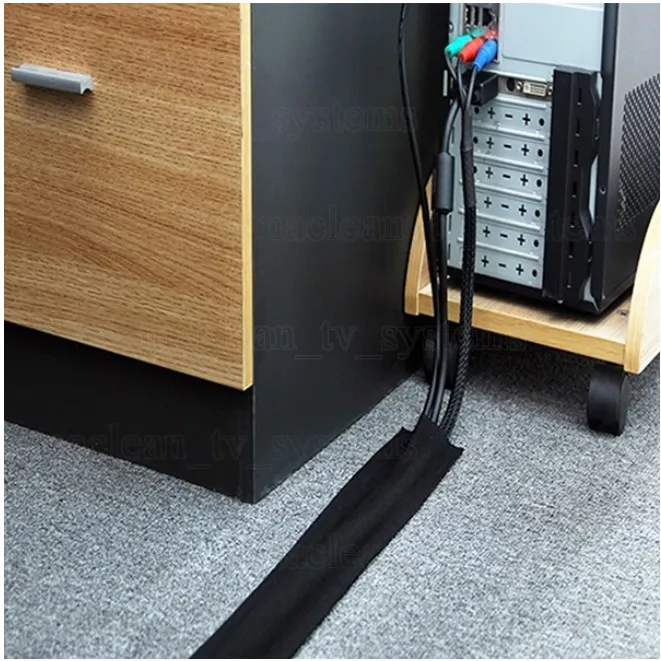 1mtr pack 75 мм широкий прочный напольный кабель крышка крючок ковер обертка|floor cable