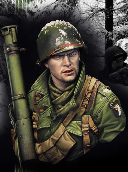 1/10 резиновый бюст строительный комплект легкая компания бастонг 1944 | Игрушки и