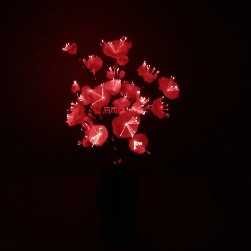 Новинка стильные оптические оптоволоконные лампы с цветком сливы Bloosom новые