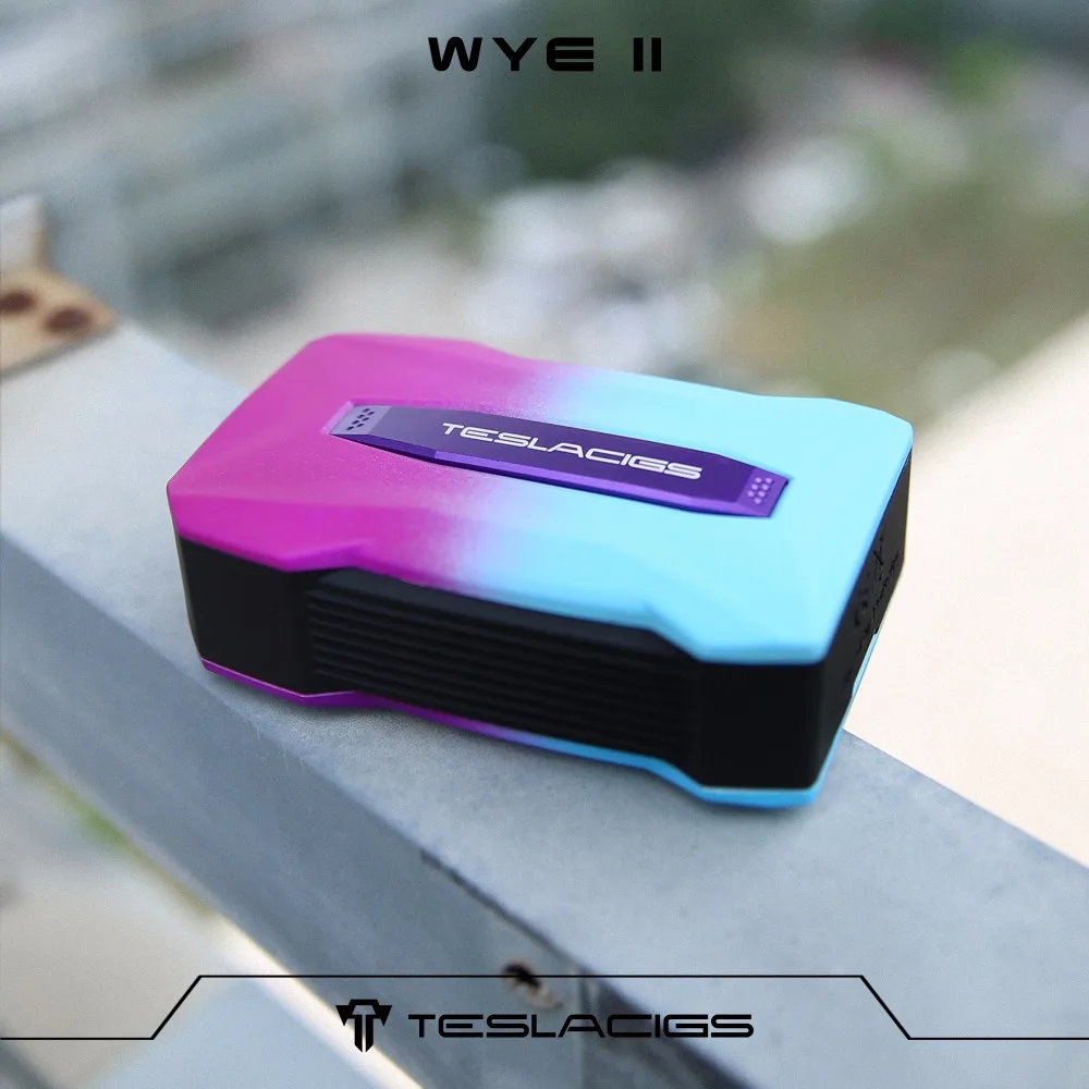 Оригинальный Tesla WYE II 215 Вт TC коробка мод комплект Teslacigs 2 Коробка Vape электронная