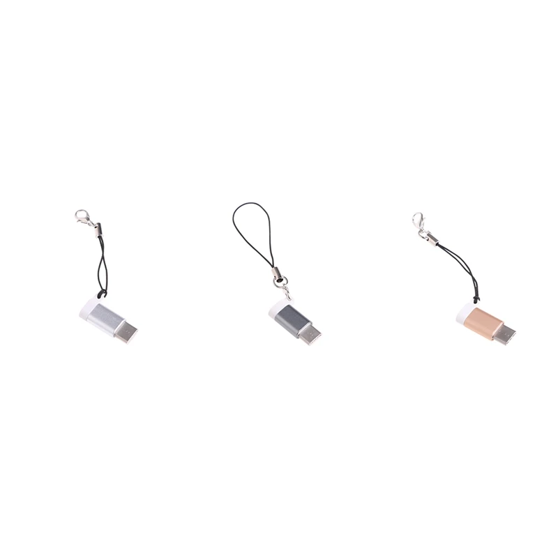 Micro usb type-C адаптер OTG синхронизация данных разъем зарядного устройства с брелок-шнур