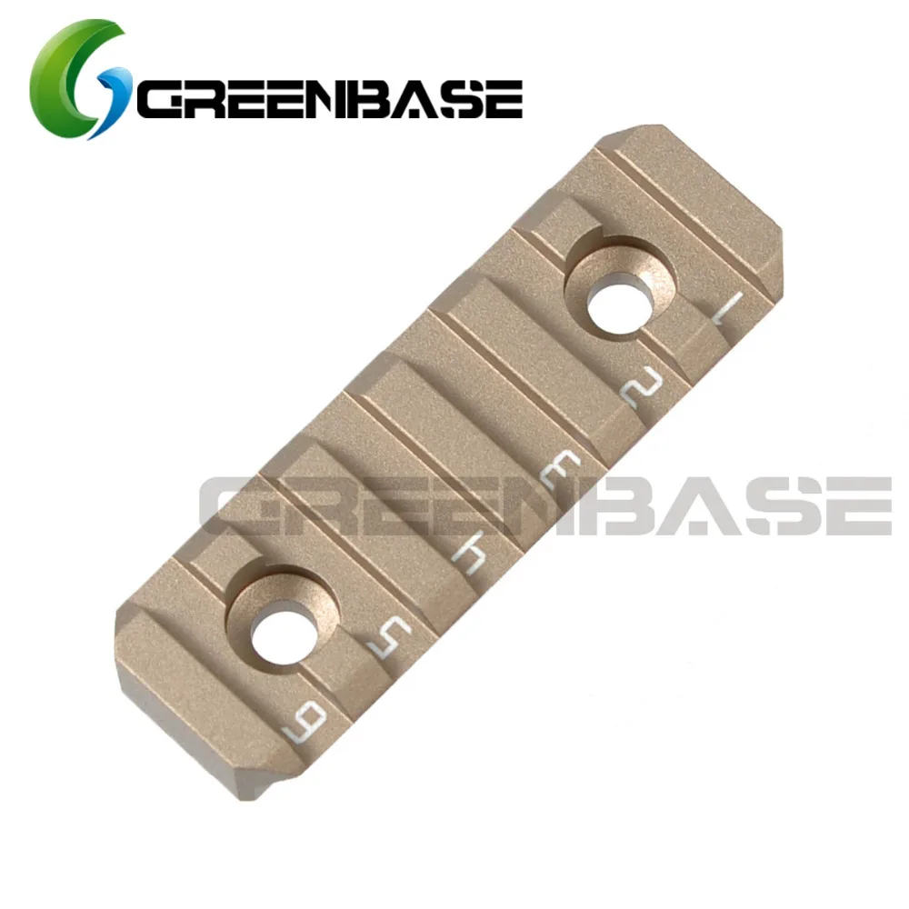Greenbase MLOK рельсовая секция AR15 M4 M16 наручная защита прицел M lok Пикатинни 20 мм
