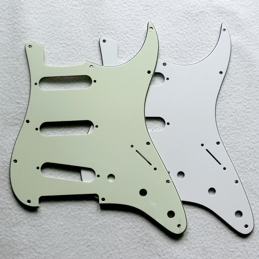 

1PCS New DIY electric guitar accessories retro white shield SSS