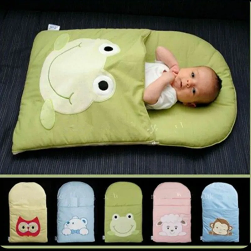 Спальный мешок с лягушкой для новорожденных спальный зимняя коляска кровать