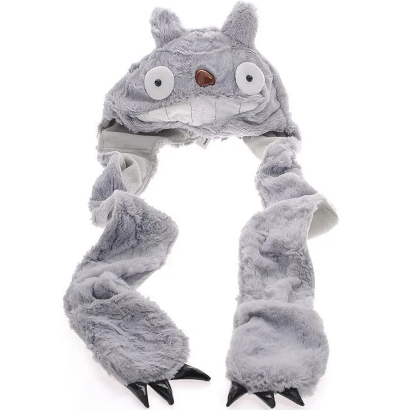 Мультфильм Животные зимнее теплое с изображением героя мультфильма Мой сосед Totolo плюшевая шляпа головной