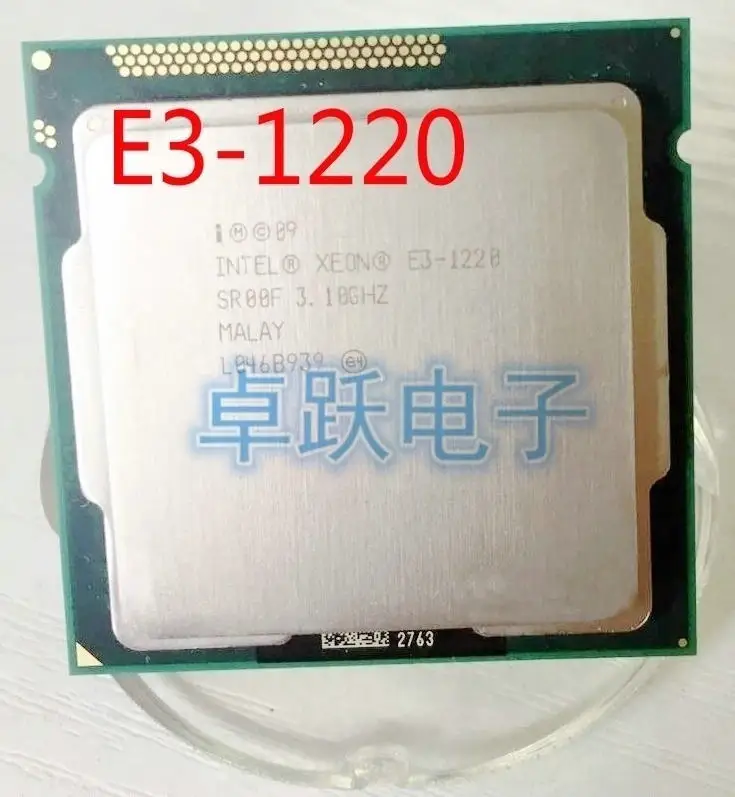 Lntel Xeon E3 1220 E3-1220 3,1 ГГц 8 МБ 4 ядра Socket 1155 5 GT sQuad Core серверный процессор E3-1220