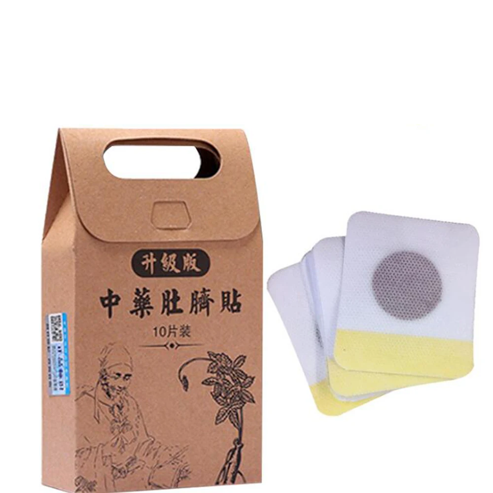 10 шт. эффективный пластырь для сжигания жира похудения паста пупок лечебный