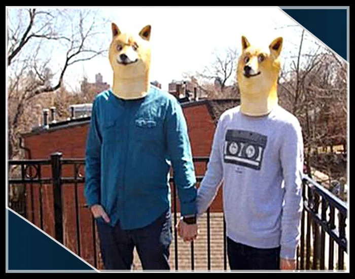 2016 Новинка! Забавная голова doge 3D латексная маска для косплея костюм на Хэллоуин God