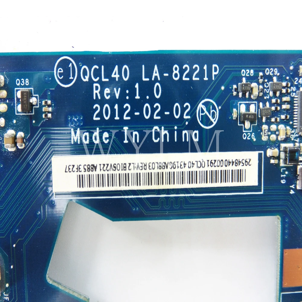 

K45VM motherboard QCL40 LA-8221P GT630M 2G mainboard For ASUS A45V A45VD K45VD K45VM K45VJ K45VS Laptop motherboard 100%Tested