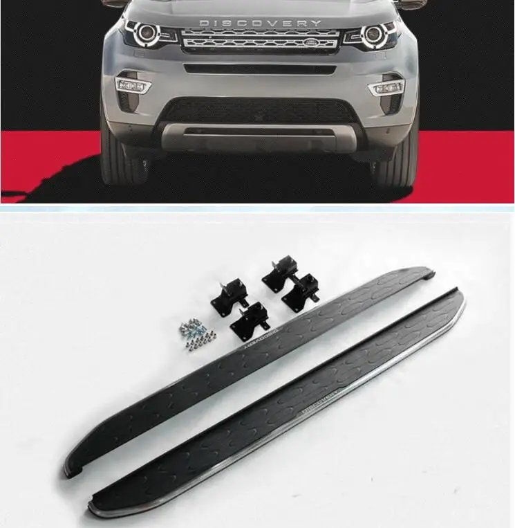 Car Aluminum alloy Running Board Side Step Pedal Nerf Bar For Land Rover Discovery Sport 2015 2016 2017 2018 2019 | Автомобили и