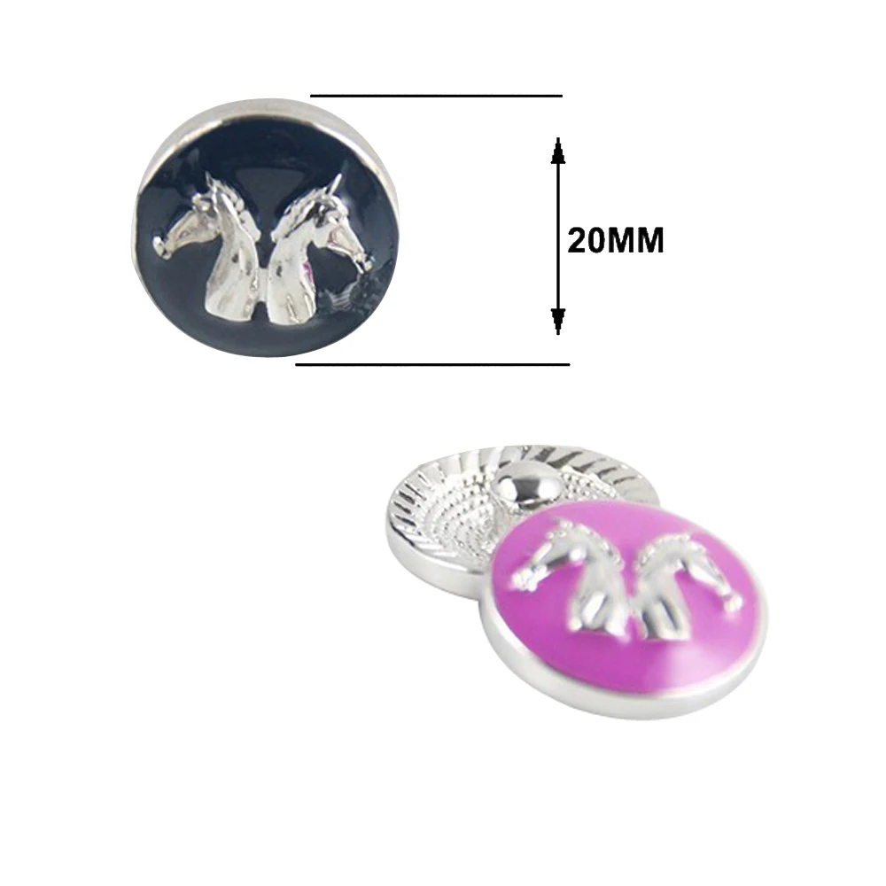 10 шт. оптовая очарование Винтаж Стиль лошадь сплав Черный emanel сердце оснастки