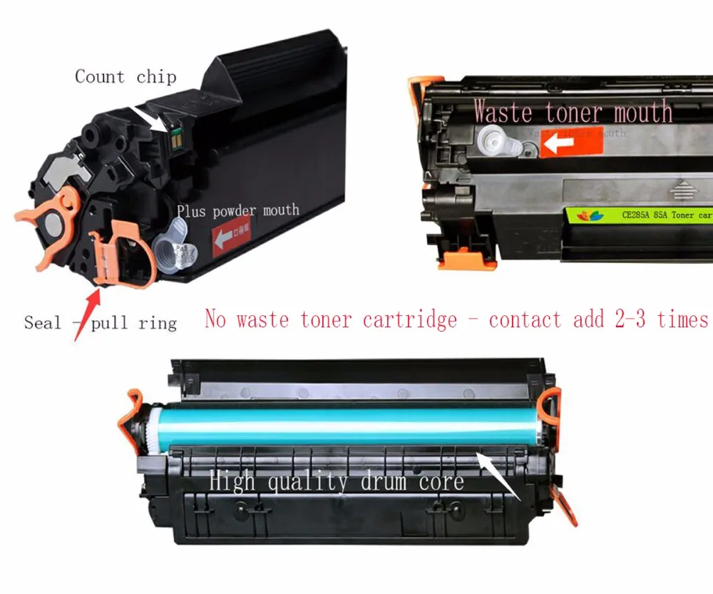 1-Pack CE285A 85A CE 285 A 285A Совместимый лазерный тонер-картридж для hp LaserJet Pro 1102 M1132 M1212 m1132mfp