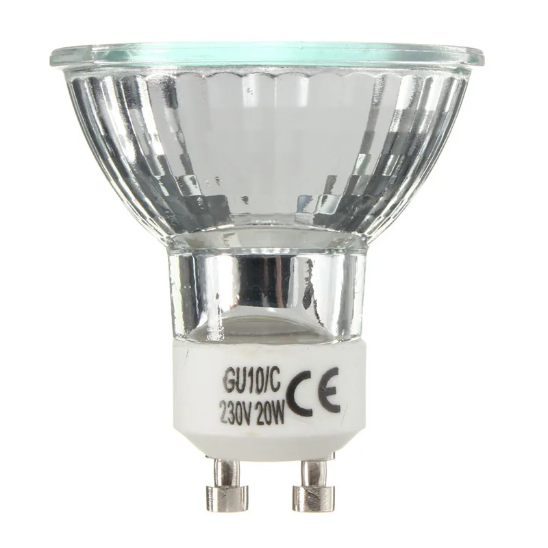 Галогенная лампа GU10 20 Вт, 35 Вт, 50 Вт LED лампа высокой яркости 2800 K, и он имеет высокую эффективность прозрачный Стекло огни теплый белый домашнее освещение с помощью светодиодов лампы световые