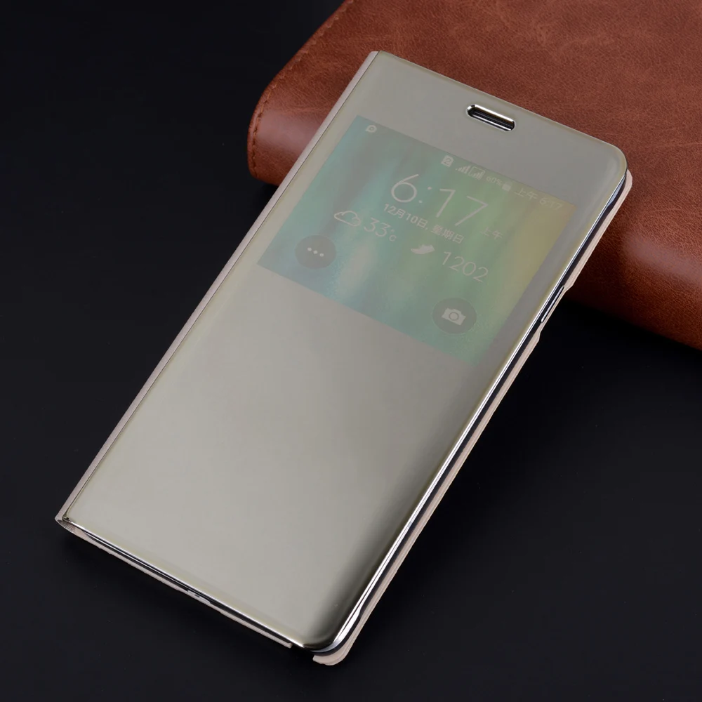 Откидной зеркальный чехол для телефона samsung Galaxy Note 3 Galaxy Note3 SM N900 N9000 N9005 S SM-N900 SM-N9005