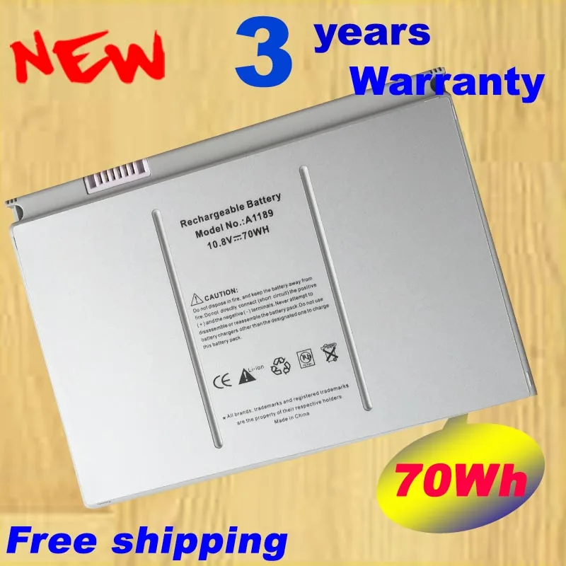 Аккумулятор A1189 для ноутбука 6600 мАч Apple MacBook Pro 17 дюймов MA092T MA897X/A MA611B A1151 A1212 A1229
