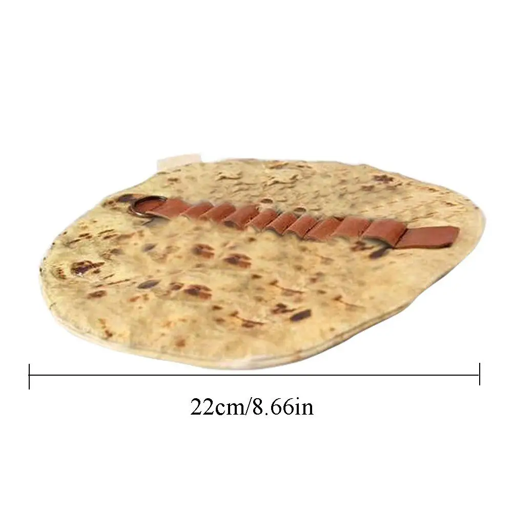 Мексиканский Burrito сумка для хранения блинчиков кистей макияжа Забавный Tortilla