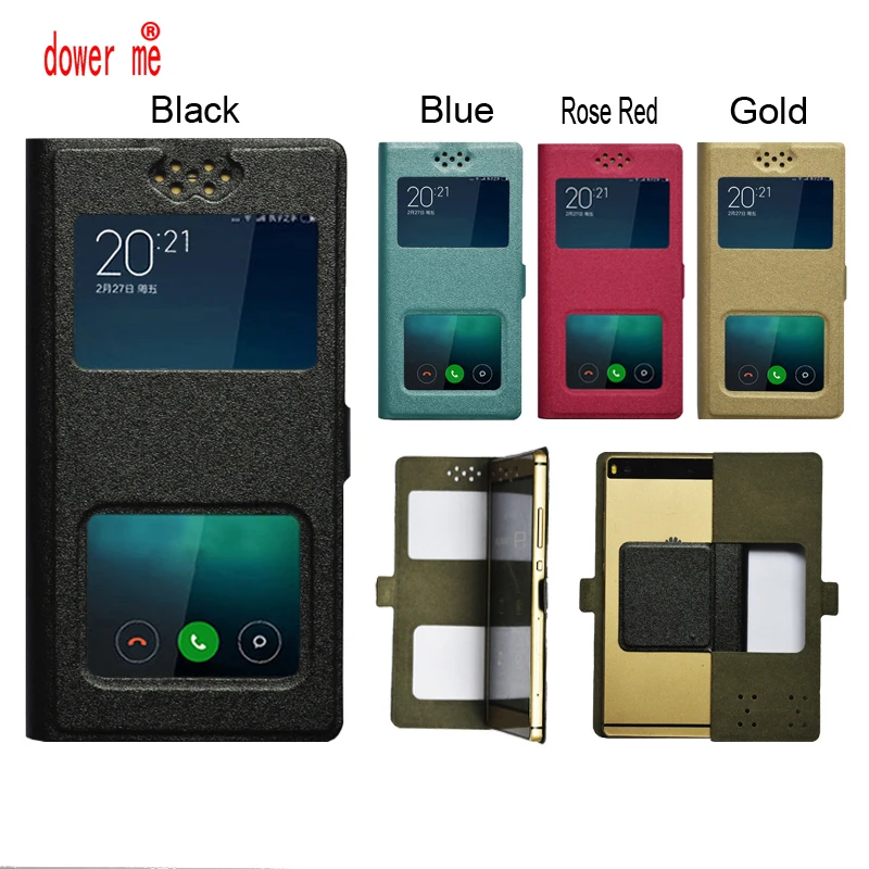 Чехол dower me с двойным окошком Универсальный флип-чехол для ALLVIEW A10 LITE Phone из