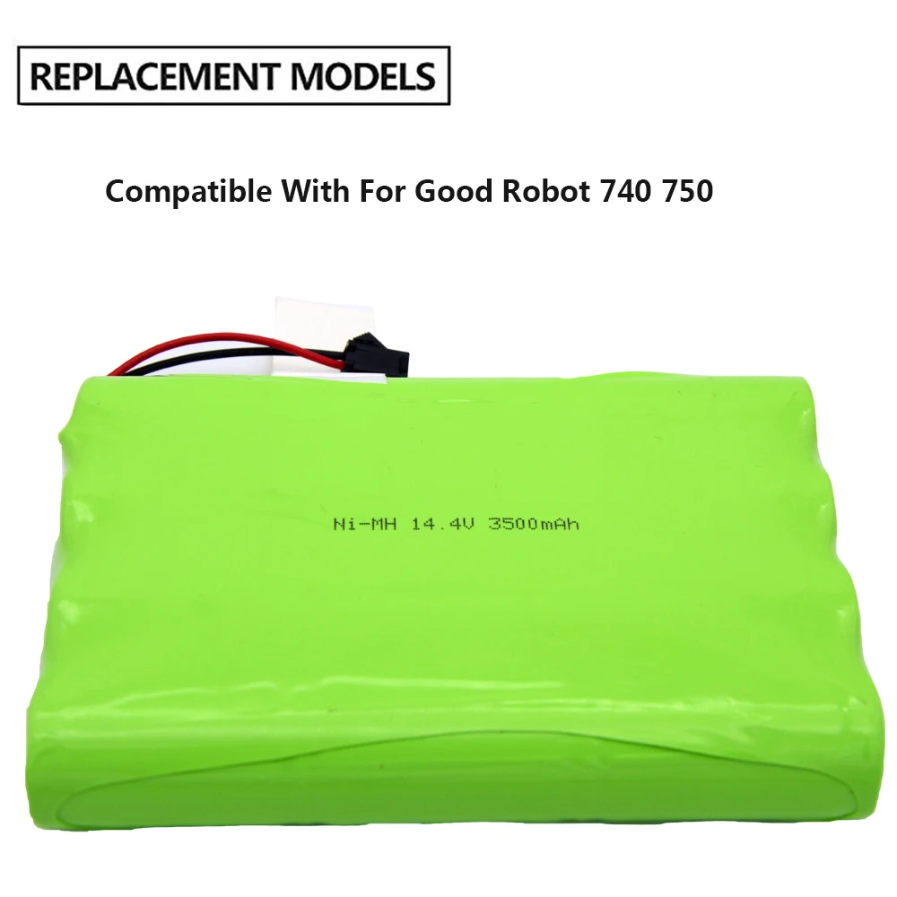 14,4 V 3500mAh Ni-MH аккумулятор для пылесоса, аккумуляторная батарея NTC PTC защита от перегрузки по току для хорошего робота 740 750