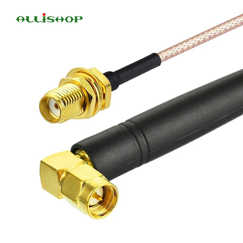 SMA антенна 868 МГц и гнездовой кабель отрезок RG178 6 дюймов 15 см для CCU2 CC1101