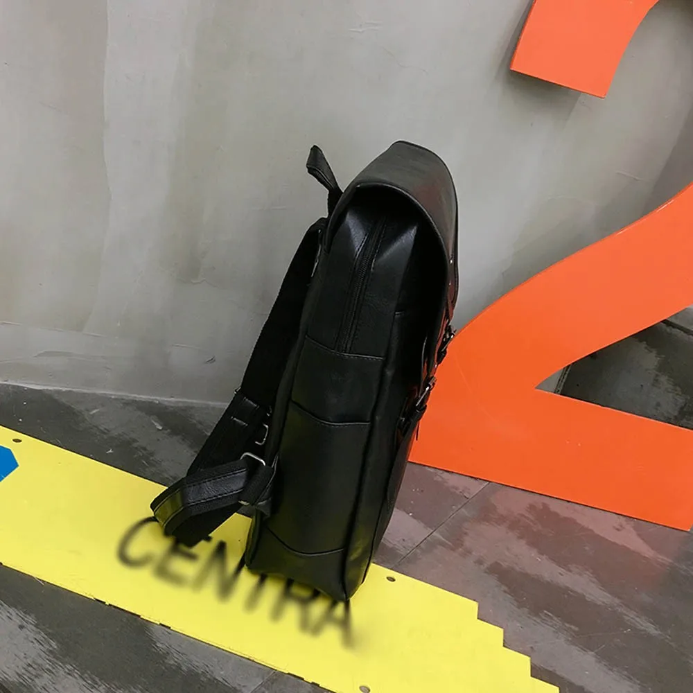 Унисекс сумка через плечо для компьютера путешествий студентов большой объем ПУ