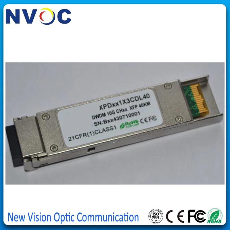 Фонарь 10G 40KM фонарь ~ 1528 77 нм с DDM оптоволоконный ITU GridM 10GBASE-ER оптический модуль |
