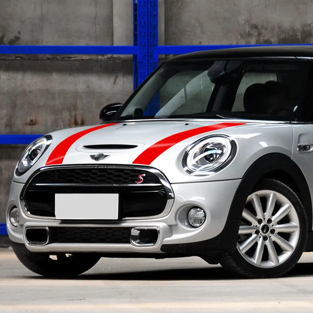 Набор стикеров в полоску Виниловая наклейка для Mini Cooper F55 F56 наклейки багажника