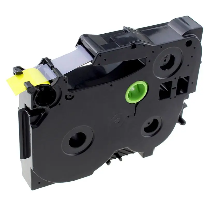 TZe-121 TZe-221 TZe-621 Совместимость для Brother P-touch клейкие ленты 9 мм черный на белом фоне