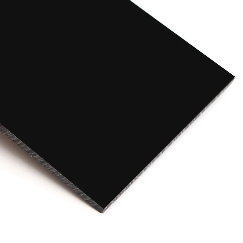 Глянцевый чистый черный пластиковый лист из плексигласа акриловая доска