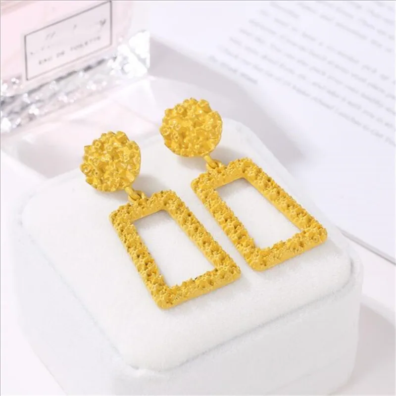 Новые креативные серьги капли из розового золота для женщин винтажные