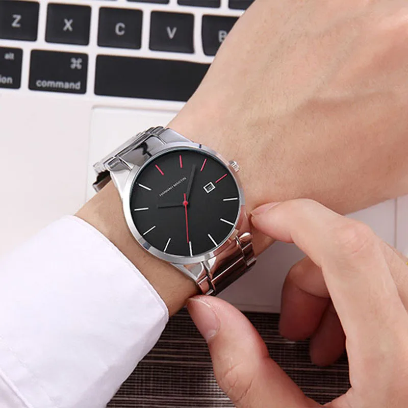 Quartz Watch Men Wristwatches Male Watches Luxury Brand Waterproof Wrist for Gold Relogio Masculino Calendar | Наручные часы