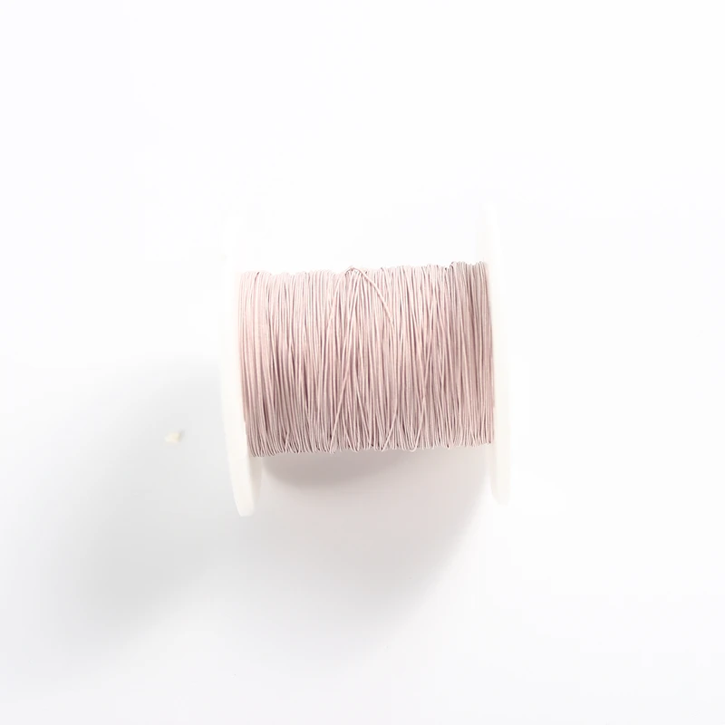 100meter/lot 0.1mmx5 Strands Litz Wire Multi Strand Braided Polyurethane Enameled Copper Cable Polyester Mine Machine Antenna |