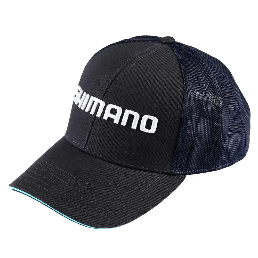 Новая Рыболовная Шапка SHIMANO черная уличная Солнцезащитная дышащая шапка с