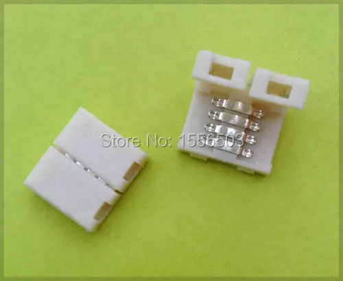 10 шт./лот 5050 Светодиодные ленты без пайки разъем RGB мм 4PIN для 4 pin LED Газа Нет кабель