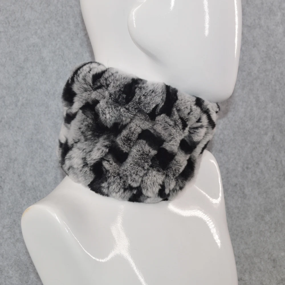 2020 Новая горячая Распродажа Для женщин из натурального меха шейный шарф шапка