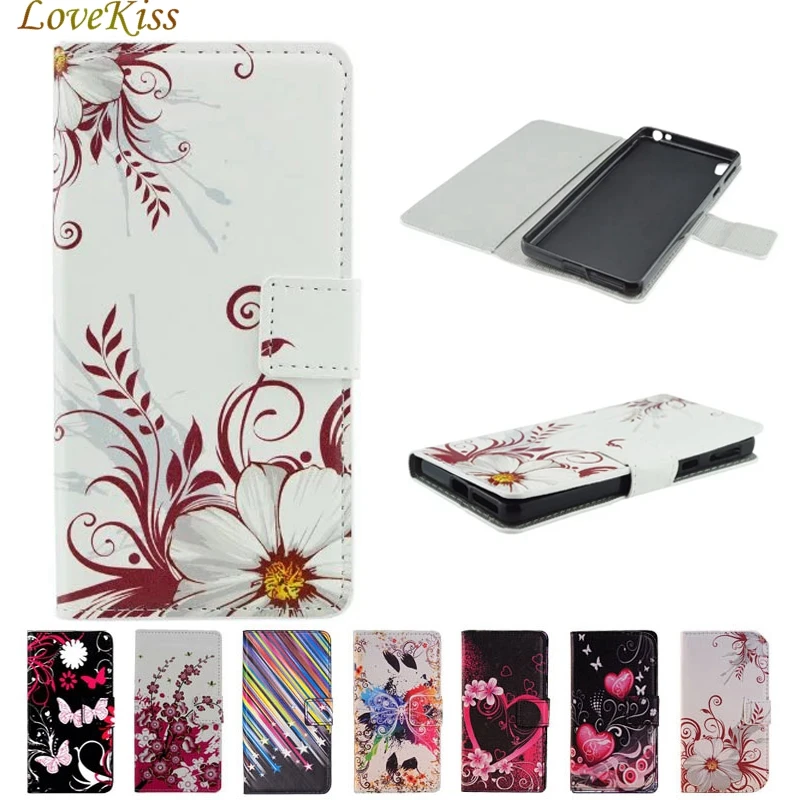 Leather Flip Case For Sony Xperia X XA XP M2 M4 M5 Aqua Z Z1 Z2 Z4 Z3 Z5 Mini Compact Premium E3 E4 E4G E5 C3 C4 Wallet Cover | Мобильные