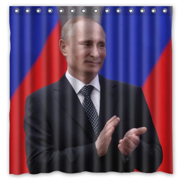 6 Путин президент России душ Шторы s Водонепроницаемый ткань для ванной занавес высокого качества Ванная комната декоративные изделия 72*72 дюйма - Цвет: 6