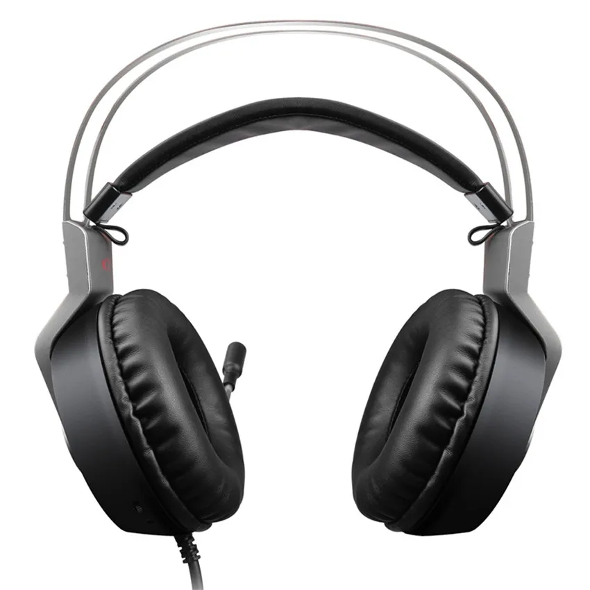 Xiberia K1 компьютерные игровые наушники бас шлем USB 7,1 канальный объемный звук PC Gamer гарнитура с микрофоном Led для игры PUBG