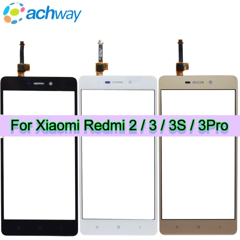Новая сменная панель сенсорного экрана для Xiaomi Redmi 3s 3 Pro 3Pro сенсорный экран 2