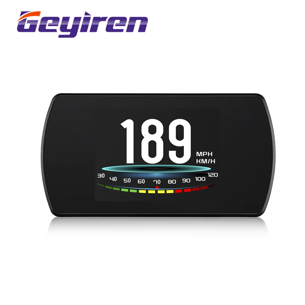 GEYIREN P12 3&quot ЖК-дисплей HUD автомобиля Напор TFT дисплей OBD2 Спидометр Turbo Boost Gauge RPM