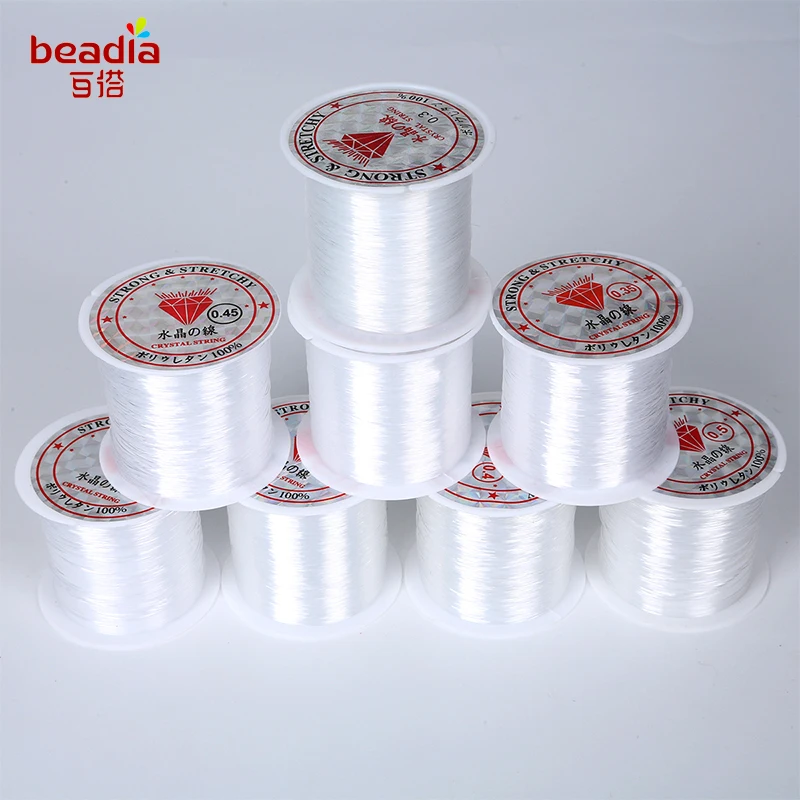 Веревка из нейлона для браслета прозрачный белый браслет ручной работы |