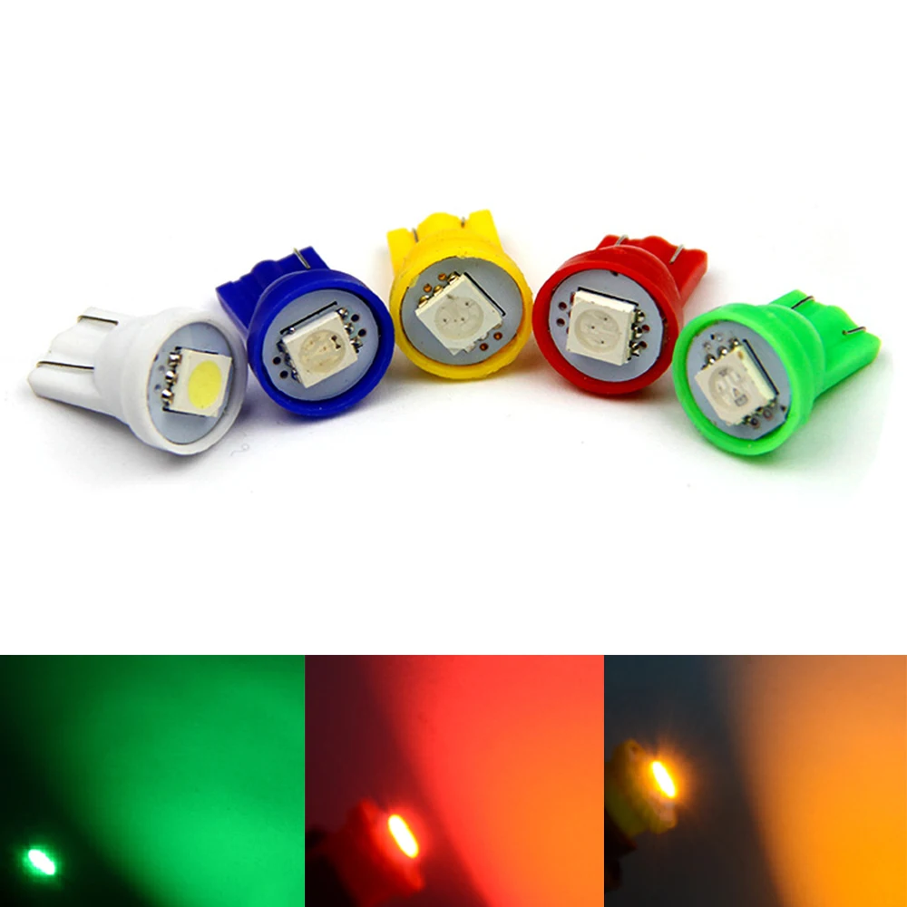 

YSY 500 шт T10 5050 1SMD 194 168 192 W5W лампа в двери Led 12 в автомобильный Стайлинг автомобильное освещение
