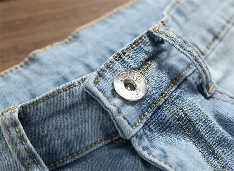 MORUANCLE Здравствуйте Hi Street рваные джинсы брюки для девочек Slim Fit проблемных джинсовые мотобрюки уличная лоскутное джинсы женщи