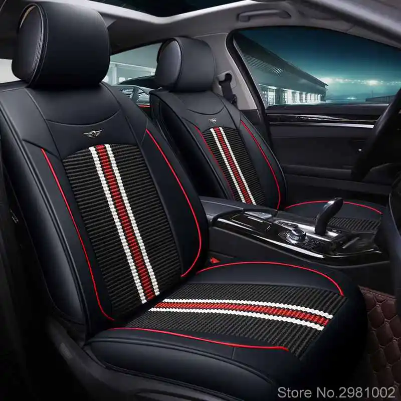 Дышащие сетчатые чехлы для сидений автомобиля подходят Audi A6L R8 Q3 Q5 Q7 S4 RS Quattro A1 A2 A3 A4