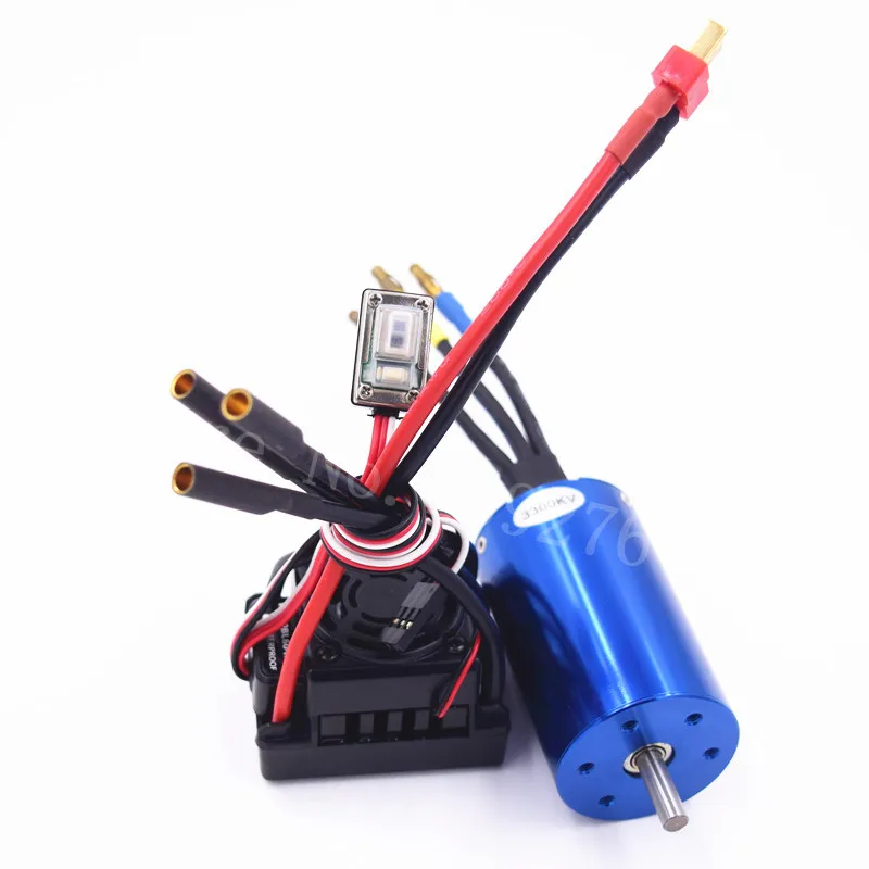 Водонепроницаемый бесщеточный двигатель ESC SBEC 60A 6В/3A Lipo NiMH 3660 3300KV для модели