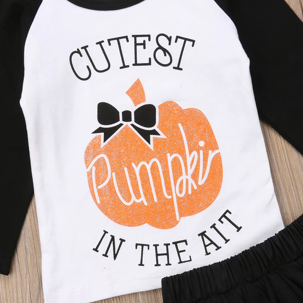 Одежда для новорожденных девочек на Хэллоуин топы с длинными рукавами +