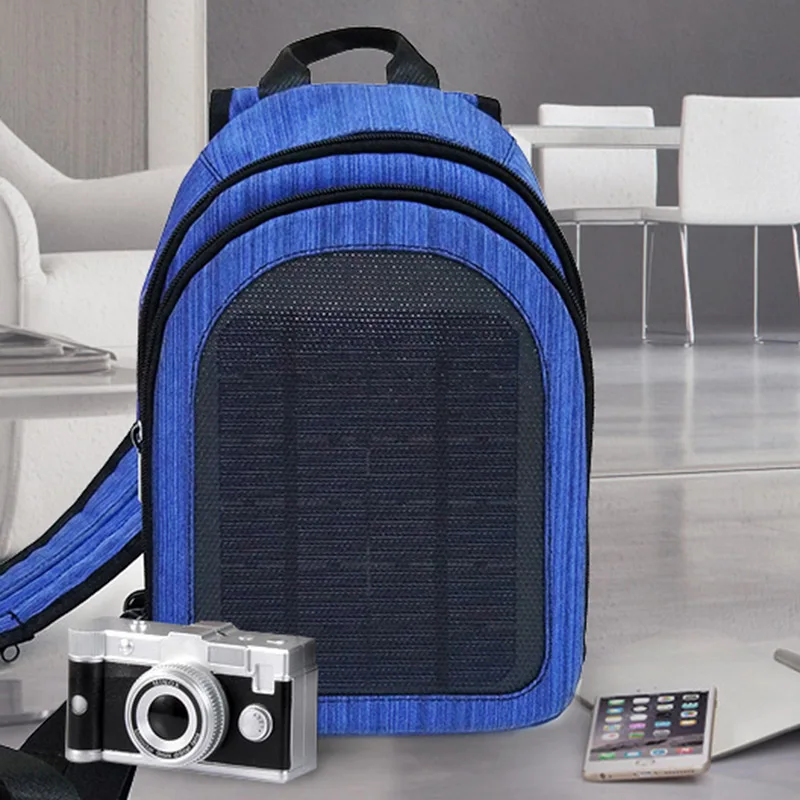 Новый Открытый солнечной энергии зарядки рюкзак ноутбук бизнес Походное