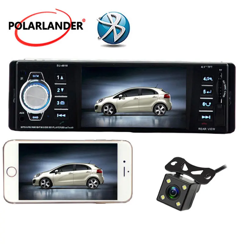 1 din автомобильное радио mp5 плеер Bluetooth FM/USB/SD/AUX Кассетный видео 4 дюйма TFT экран