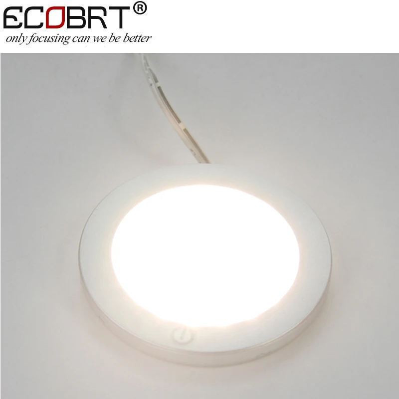 Современные Серебряные стильные светодиодные круглые плоские сенсорные лампы 12