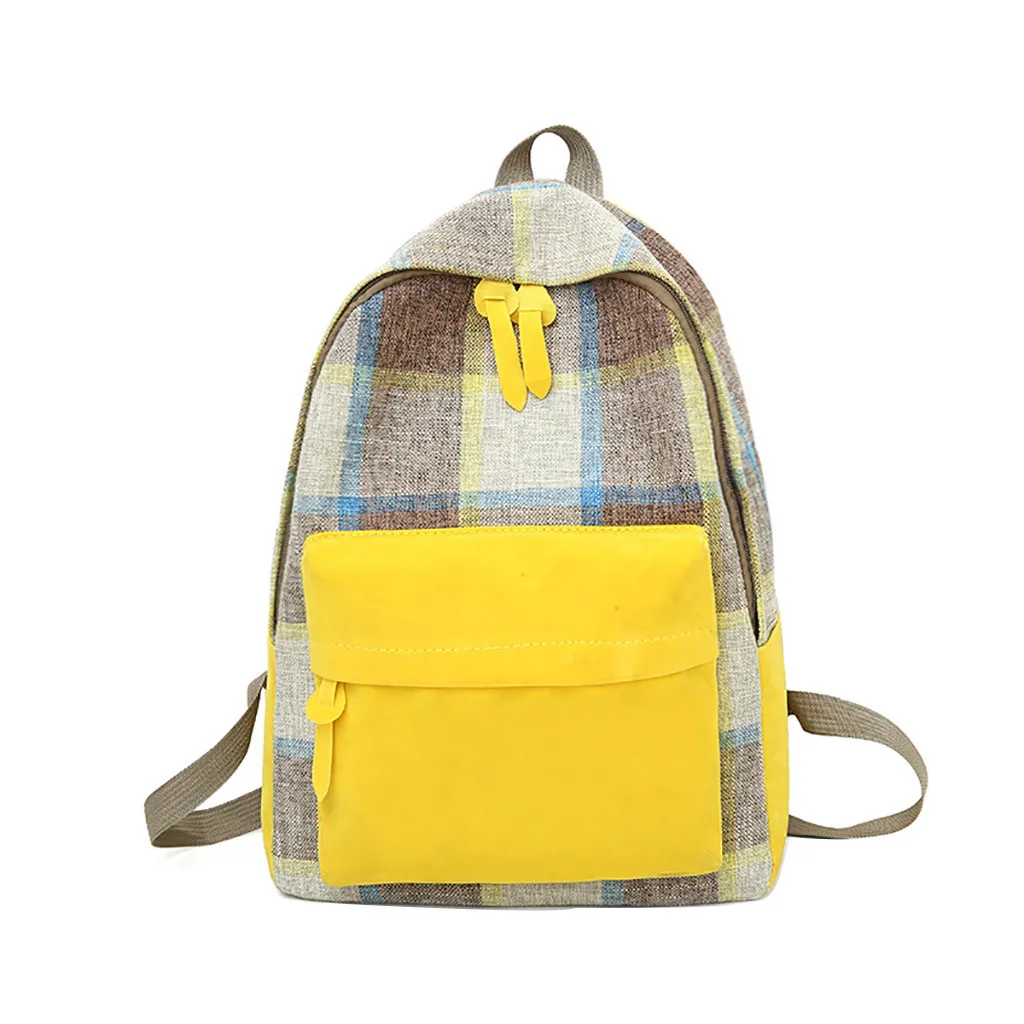 Деловой удобный дорожный рюкзак Женская Холщовая Сумка в стиле ретро для